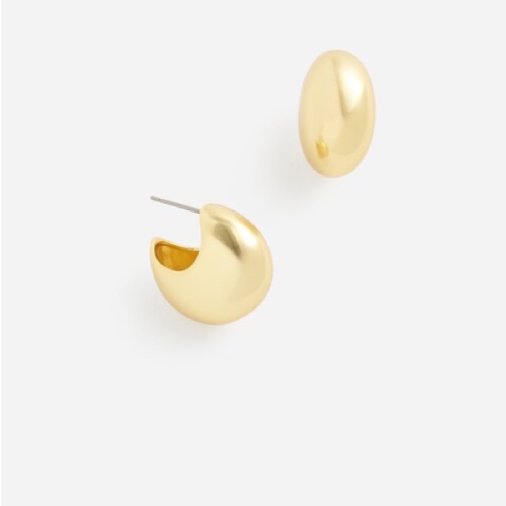Madewell Sculptural Chunky Hoop Earrings